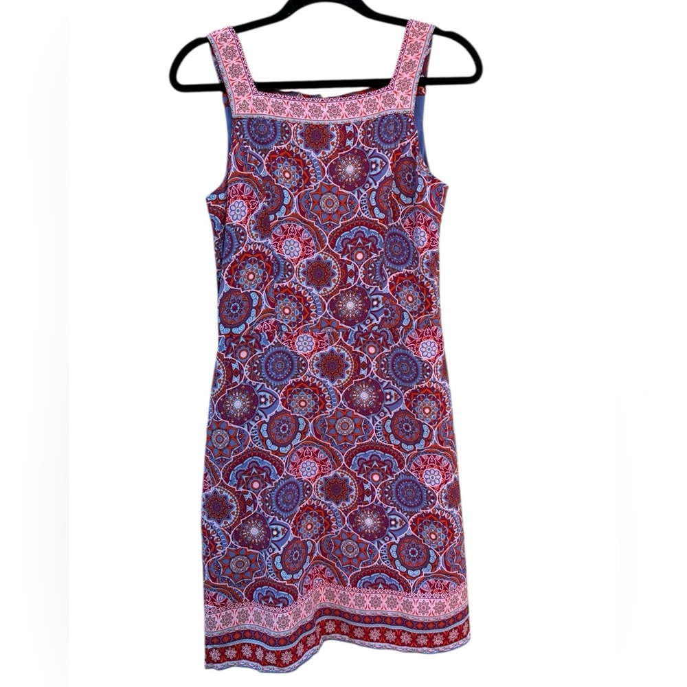 Magnolia Pink and Purple A-Line Mini Dress